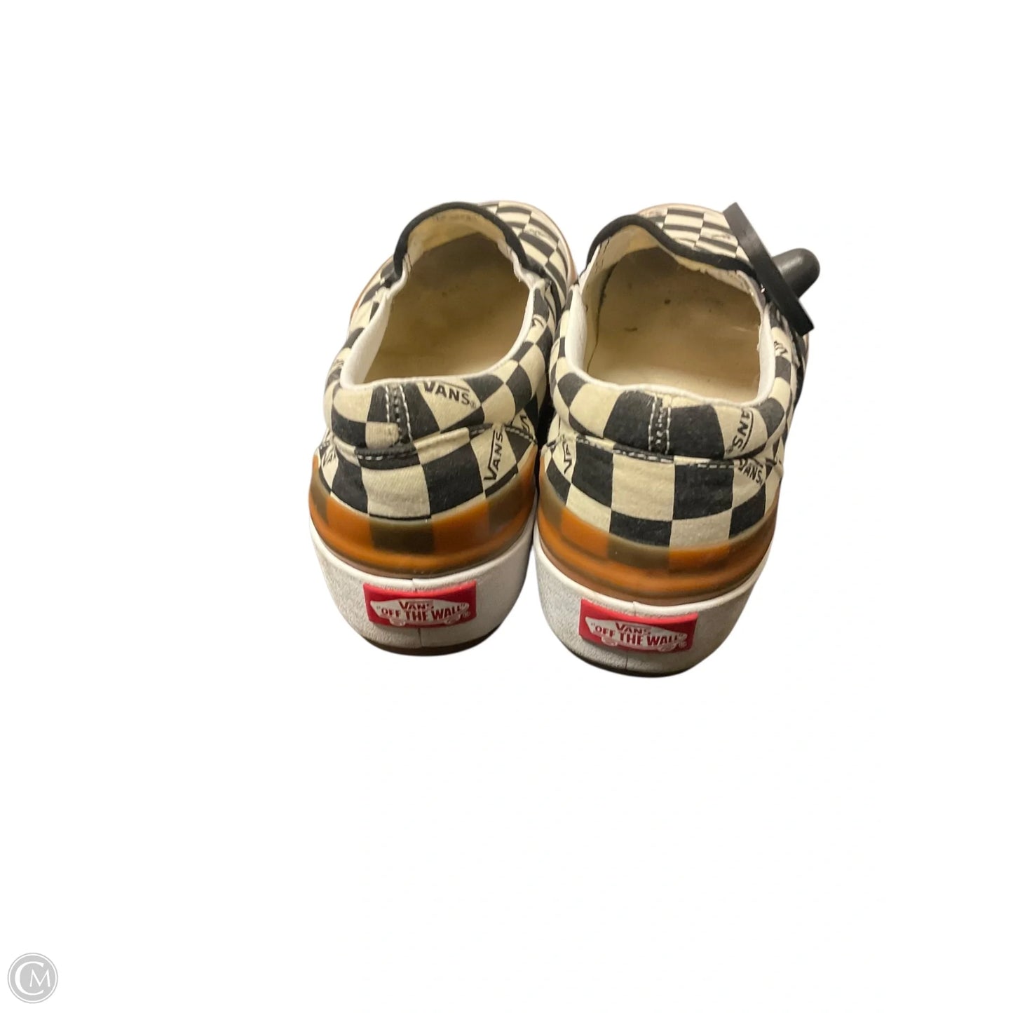 Shoes Sneakers By Vans In Black & White, Size: 8.5