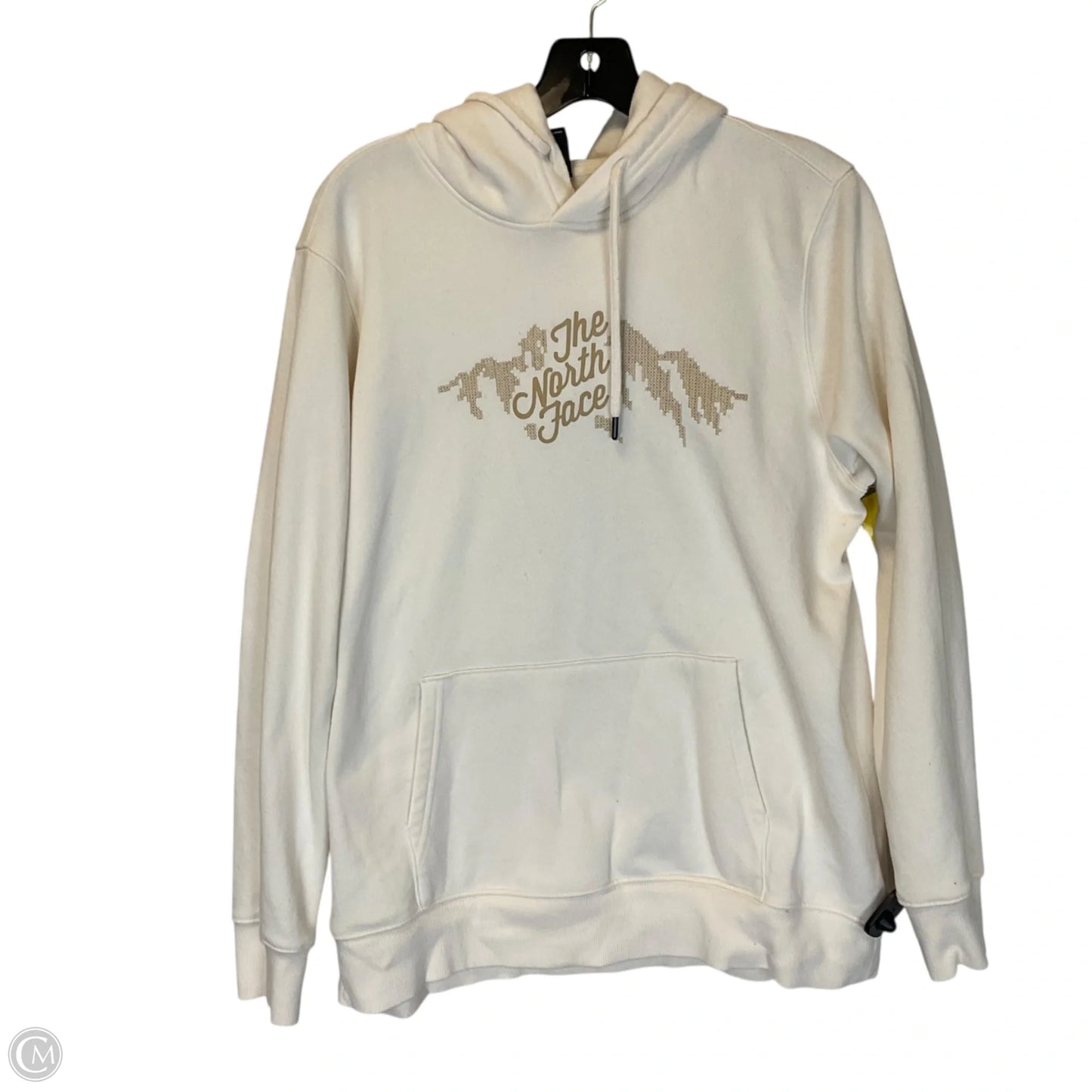 Sweatshirt Hoodie By The North Face In Cream, Size: L