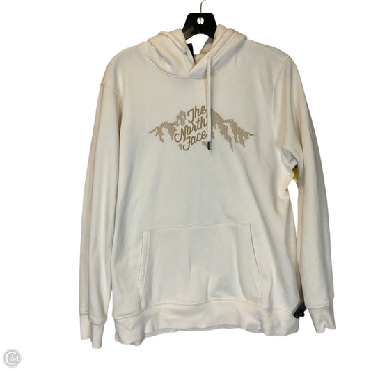 Sweatshirt Hoodie By The North Face In Cream, Size: L