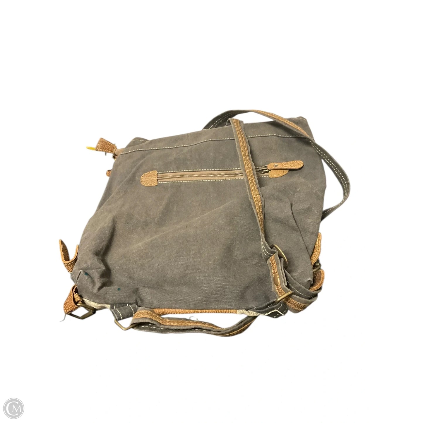 Backpack Leather By Myra, Size: Large