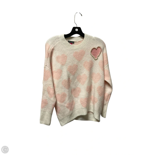 Sweater By Vince Camuto In Pink, Size: Xs