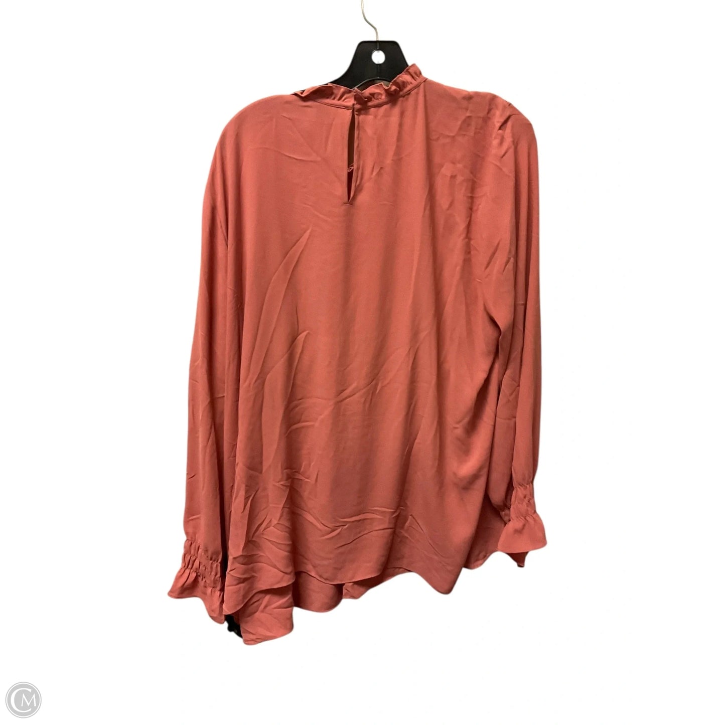 Top Long Sleeve Basic By Ann Taylor In Red, Size: Xxl