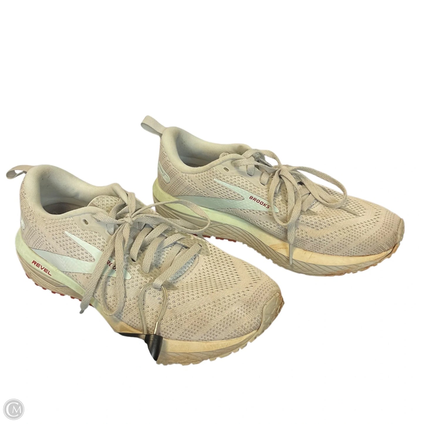 Shoes Athletic By Brooks In Grey, Size: 8.5