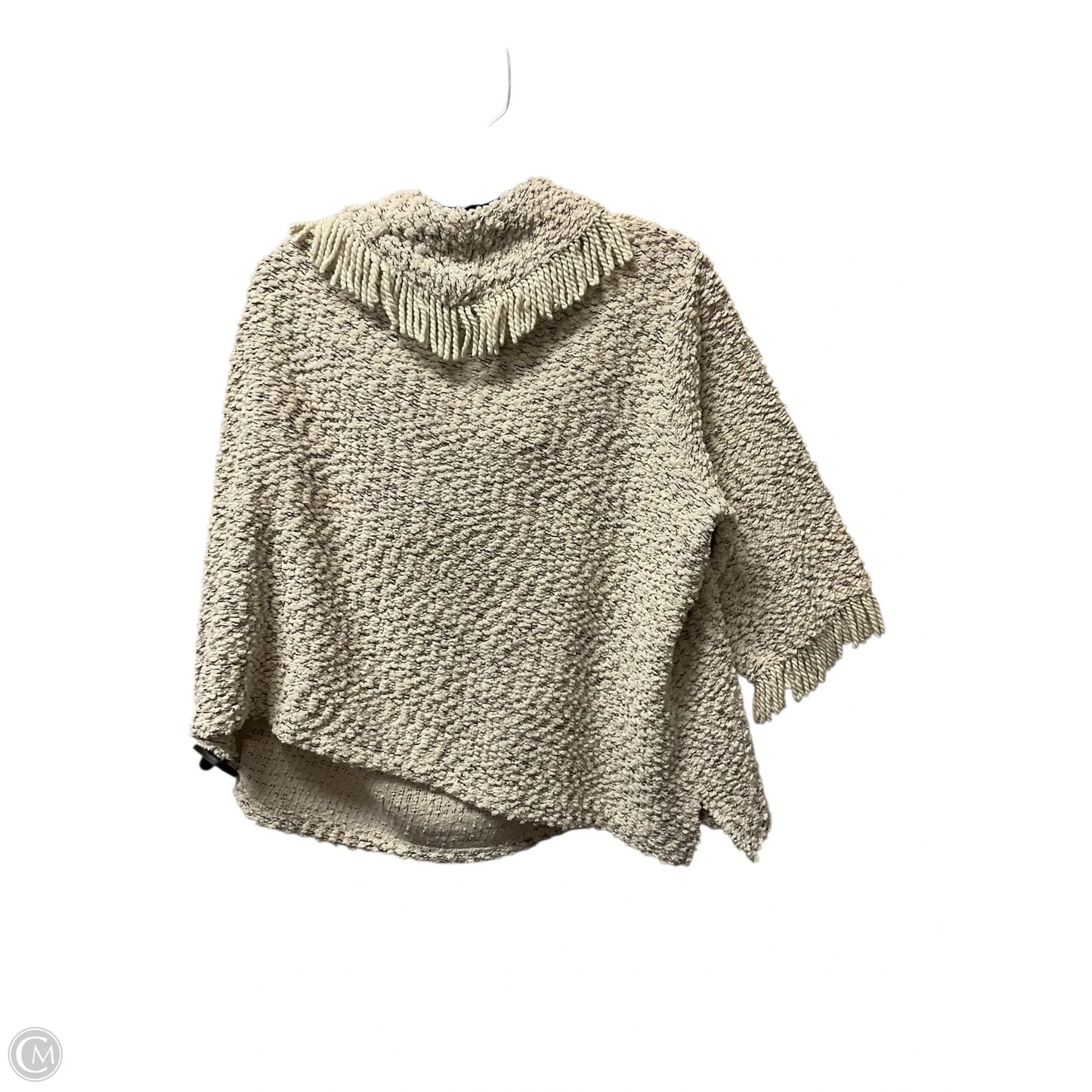 Sweater By Ali Miles In White, Size: 1x