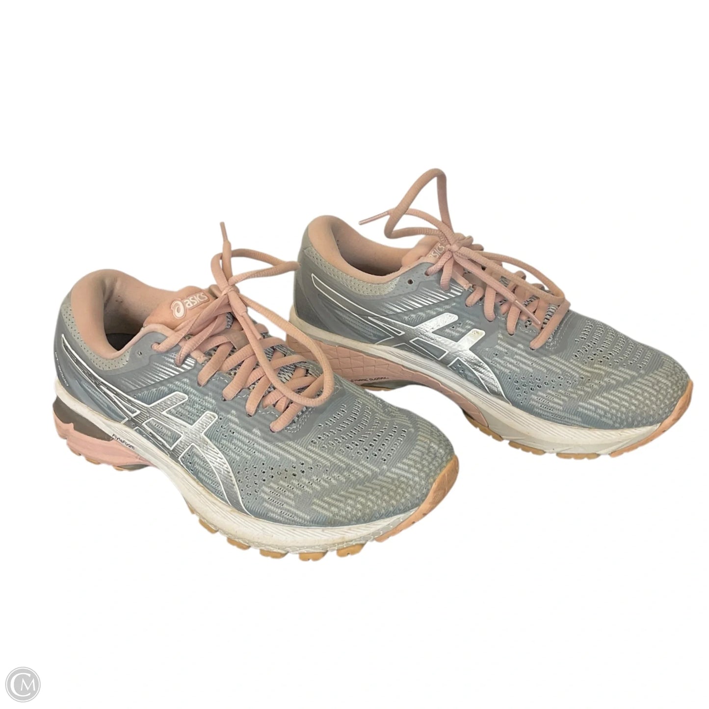 Shoes Athletic By Asics In Grey & Pink, Size: 7.5
