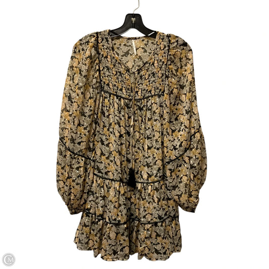 Dress Casual Short By Free People In Yellow, Size: Xs