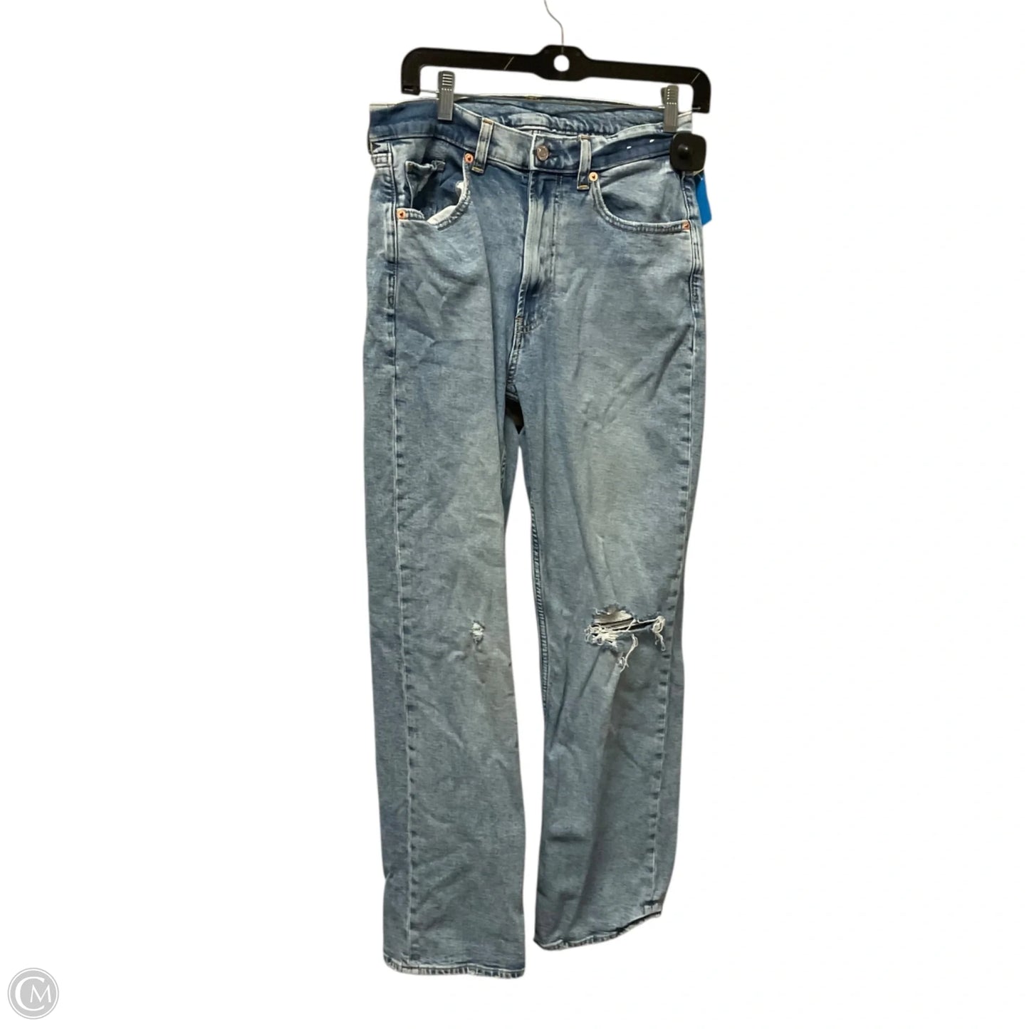 Jeans Straight By Gap In Blue Denim, Size: 6