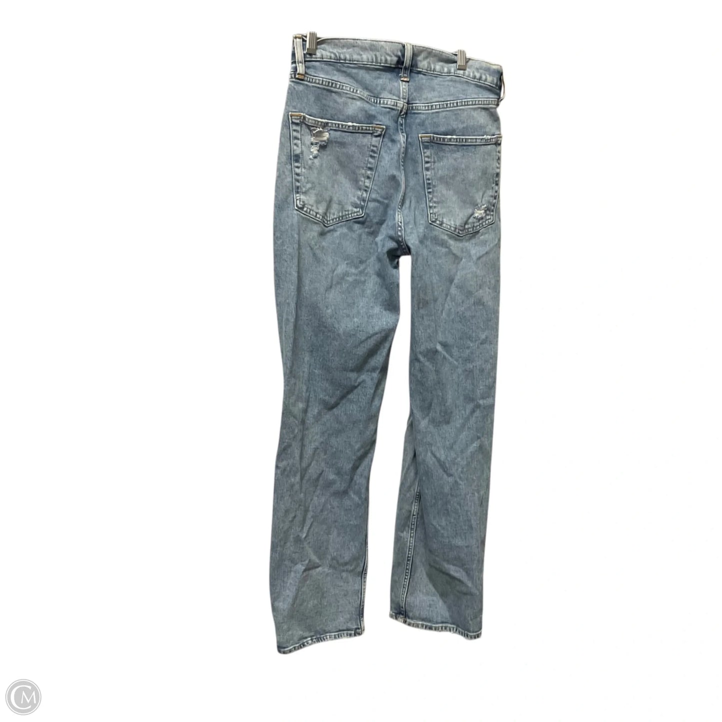 Jeans Straight By Gap In Blue Denim, Size: 6