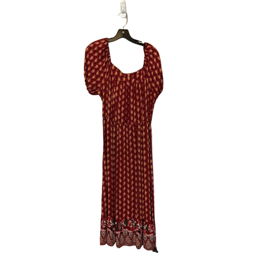 Dress Casual Maxi By Luxology In Red, Size: M