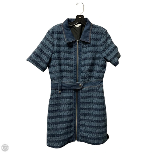 Dress Designer By Jason Wu In Blue Denim, Size: L