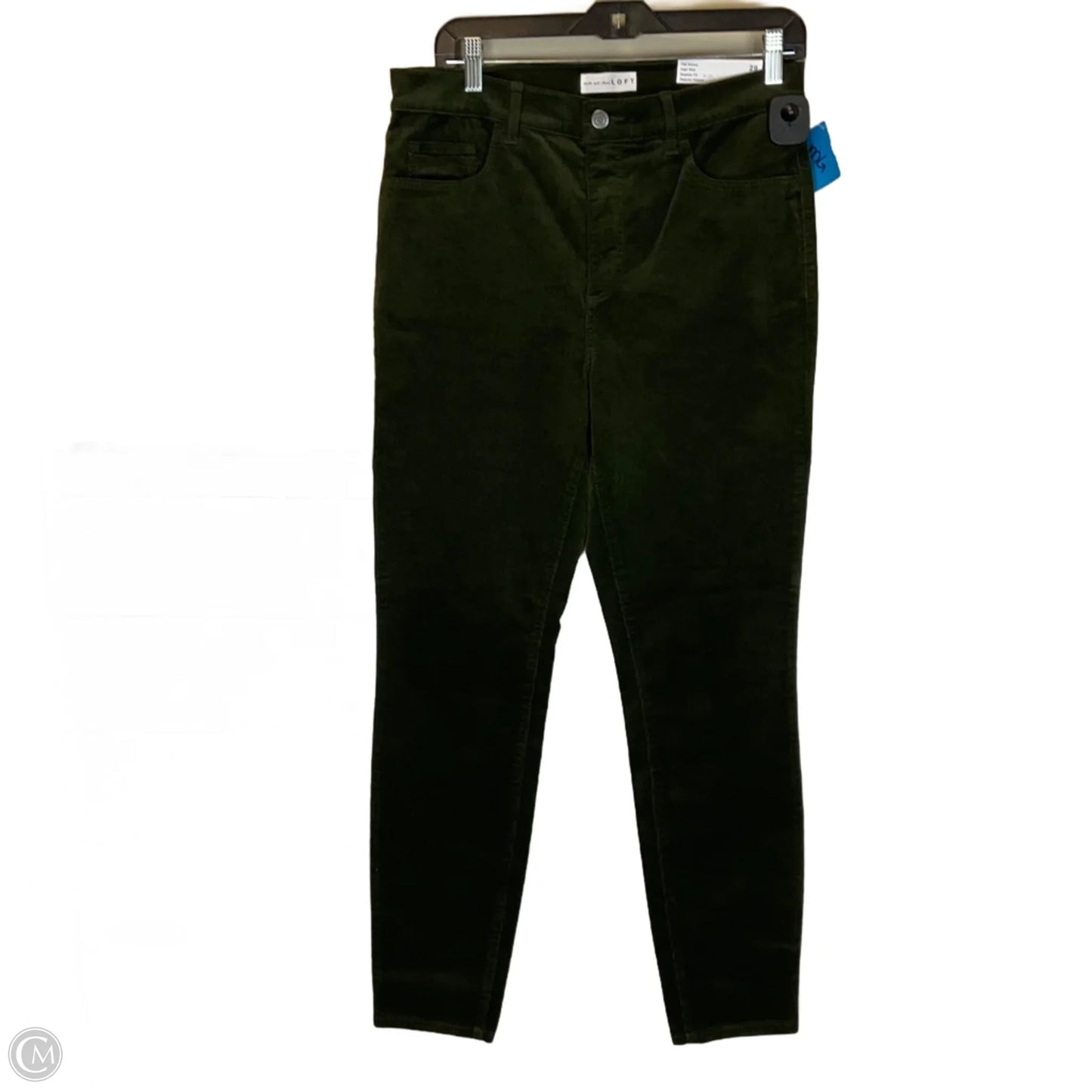 Jeans Skinny By Loft In Green Denim, Size: 8