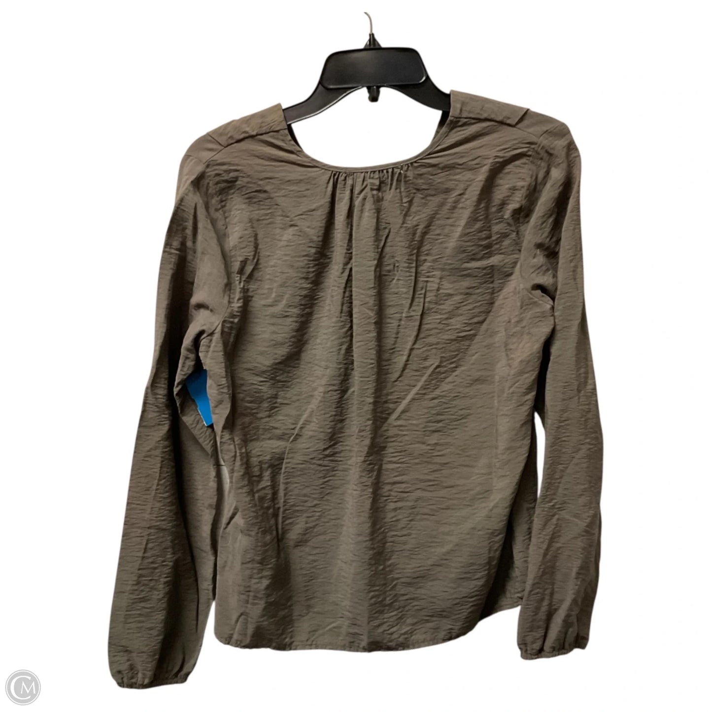 Top Long Sleeve By Self Contrast In Green, Size: S