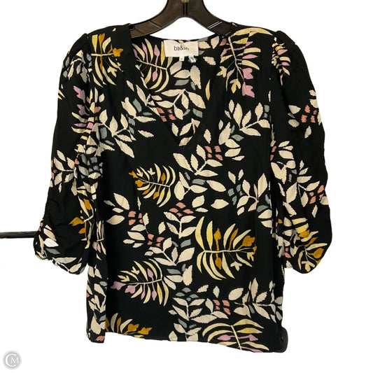 Top 3/4 Sleeve By Cmc In Black, Size: Xs