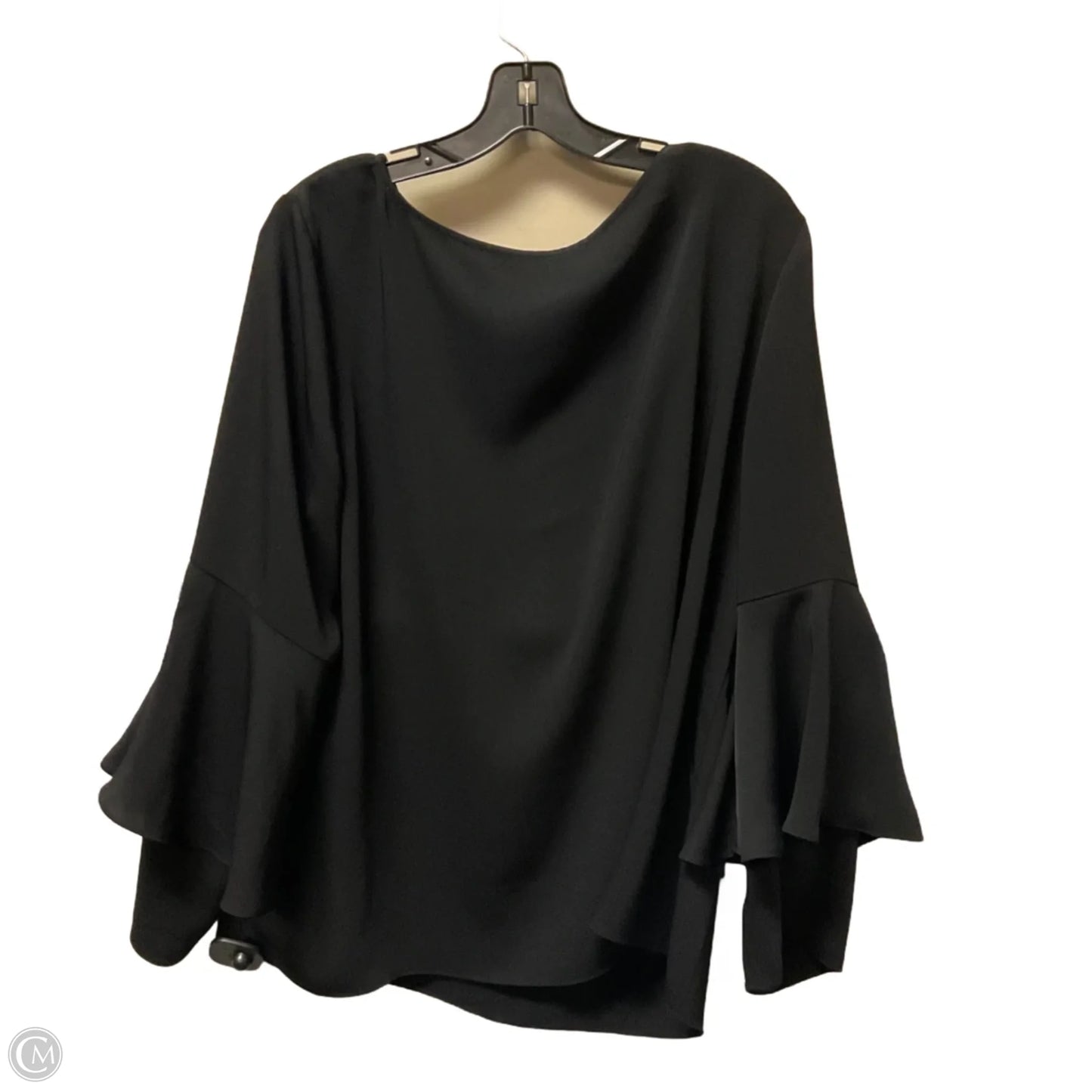 Top Long Sleeve By Chicos In Black, Size: 16
