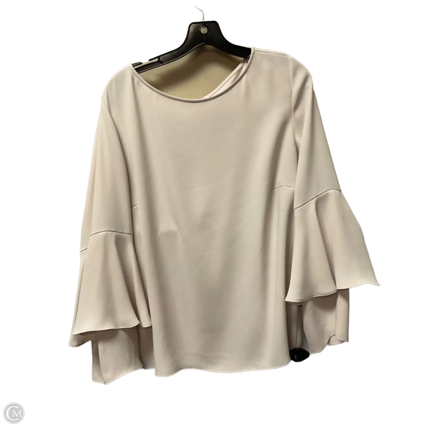 Top Long Sleeve By Chicos In Beige, Size: 16/18