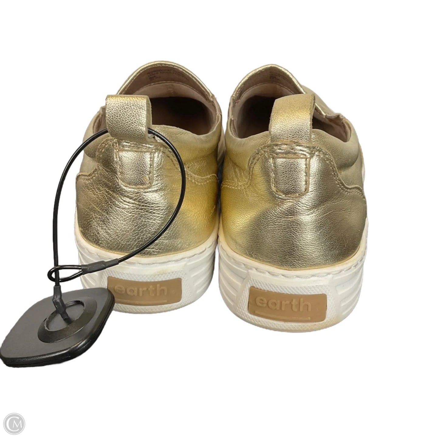 Shoes Flats By Earth In Gold, Size: 8