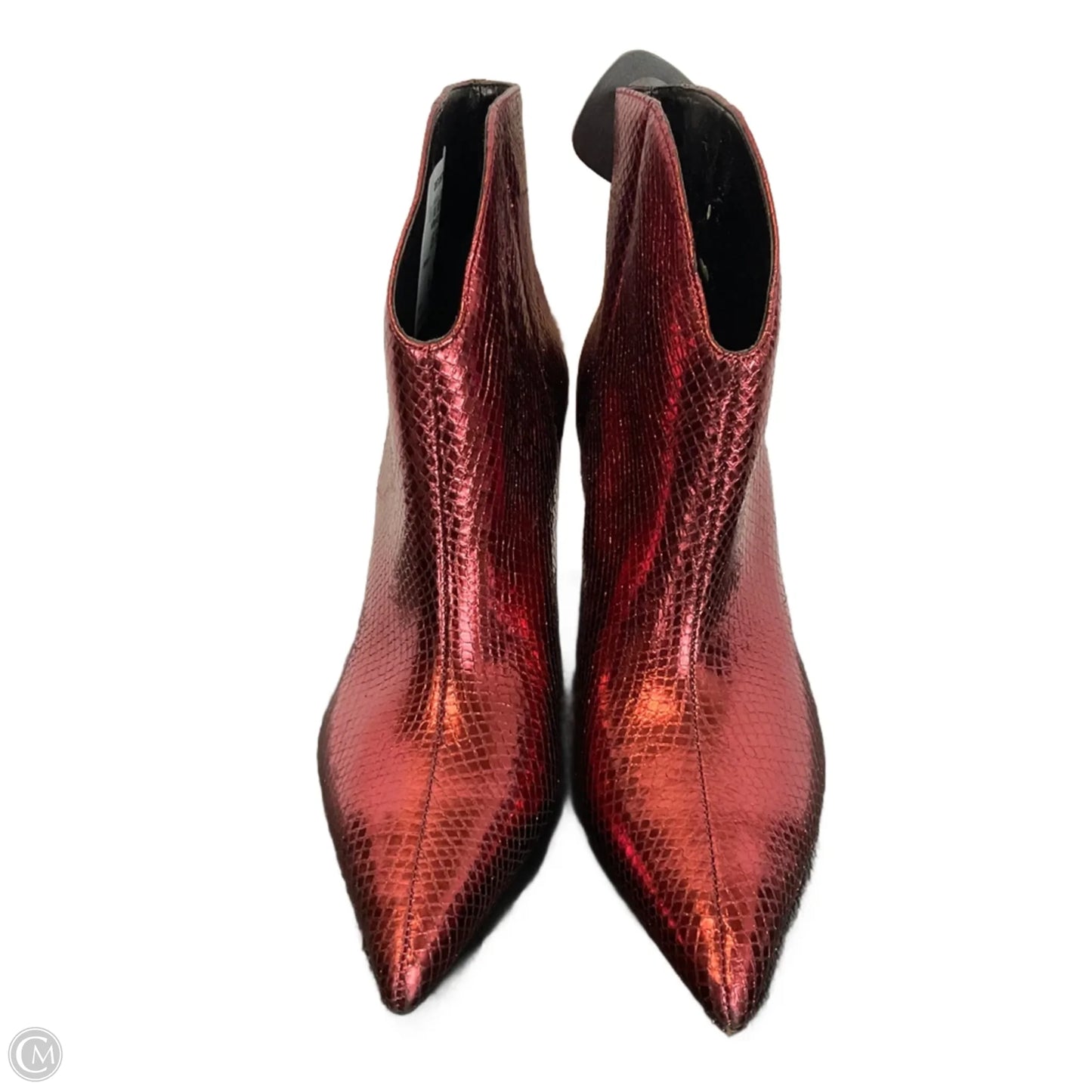Boots Ankle Heels By Marc Fisher In Red, Size: 9