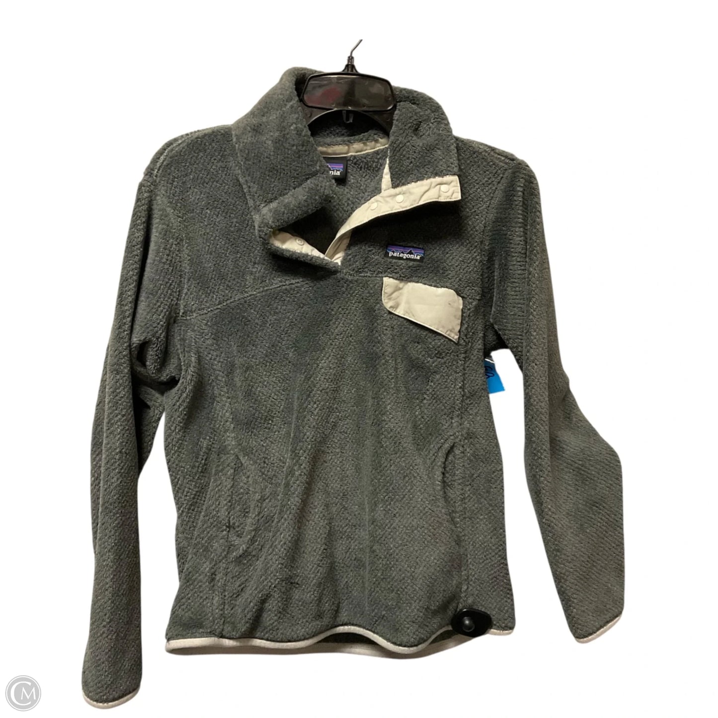 Jacket Faux Fur & Sherpa By Patagonia In Grey, Size: M