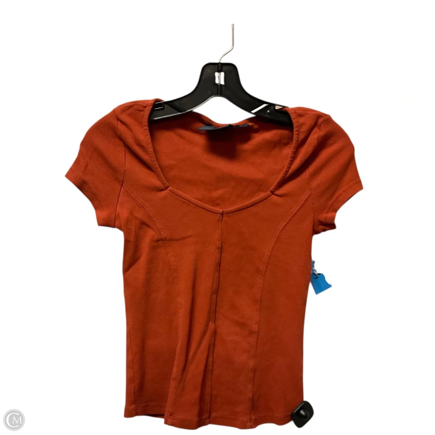 Top Short Sleeve Basic By Maeve In Orange, Size: S