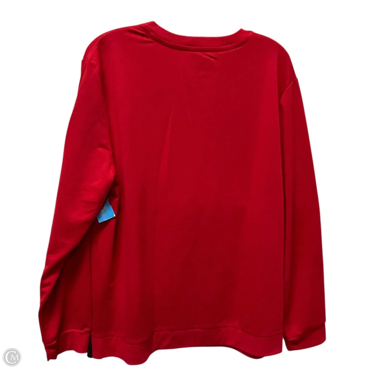 Top Long Sleeve By Muk Luks In Red, Size: L