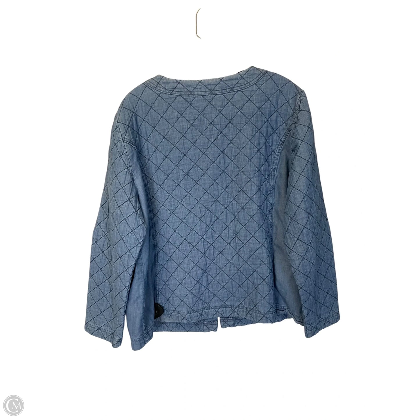 Jacket Other By Chicos In Blue, Size: Xl