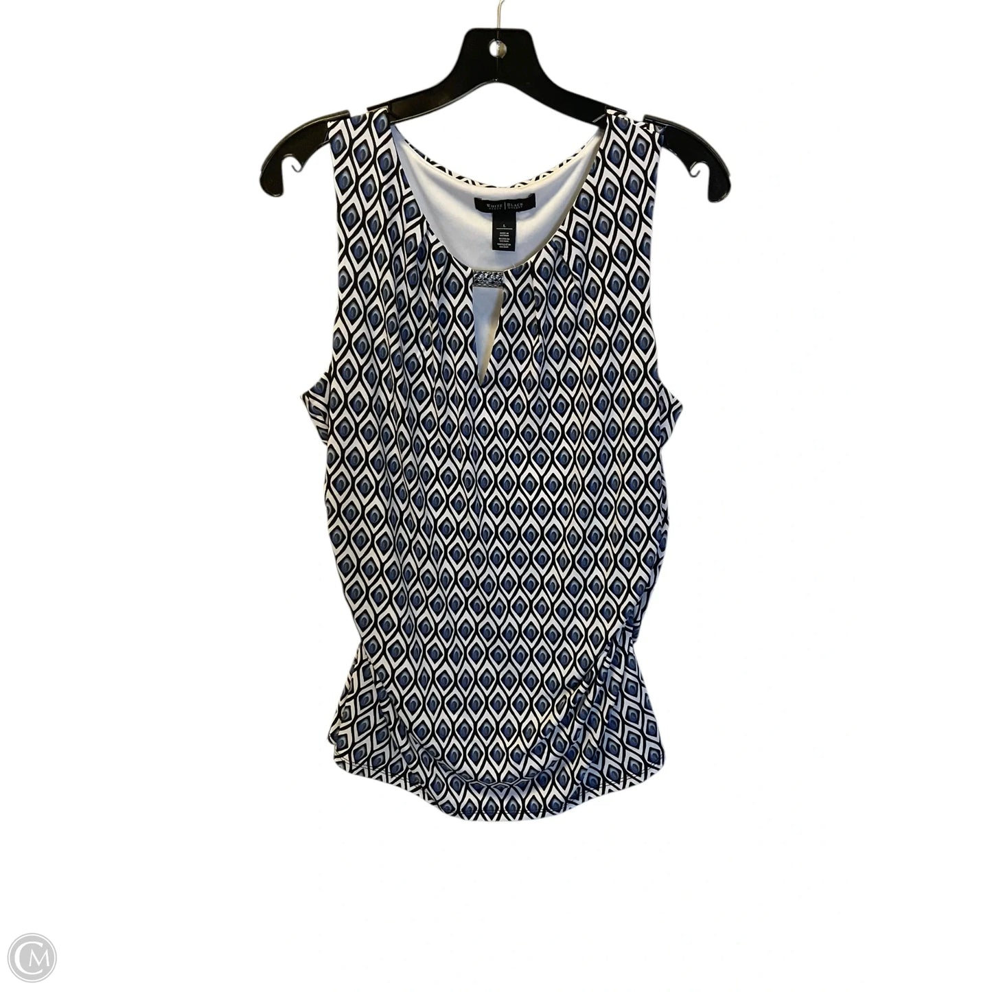 Top Sleeveless By White House Black Market In Blue, Size: L