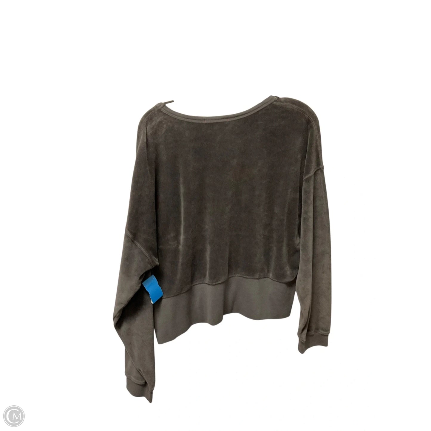 Top Long Sleeve By Clothes Mentor In Grey, Size: L
