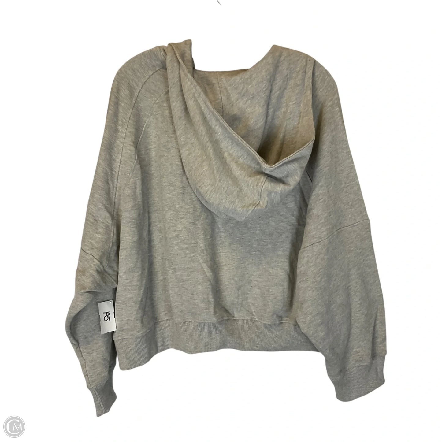 Sweatshirt Hoodie By Simply Southern In Grey, Size: Xl