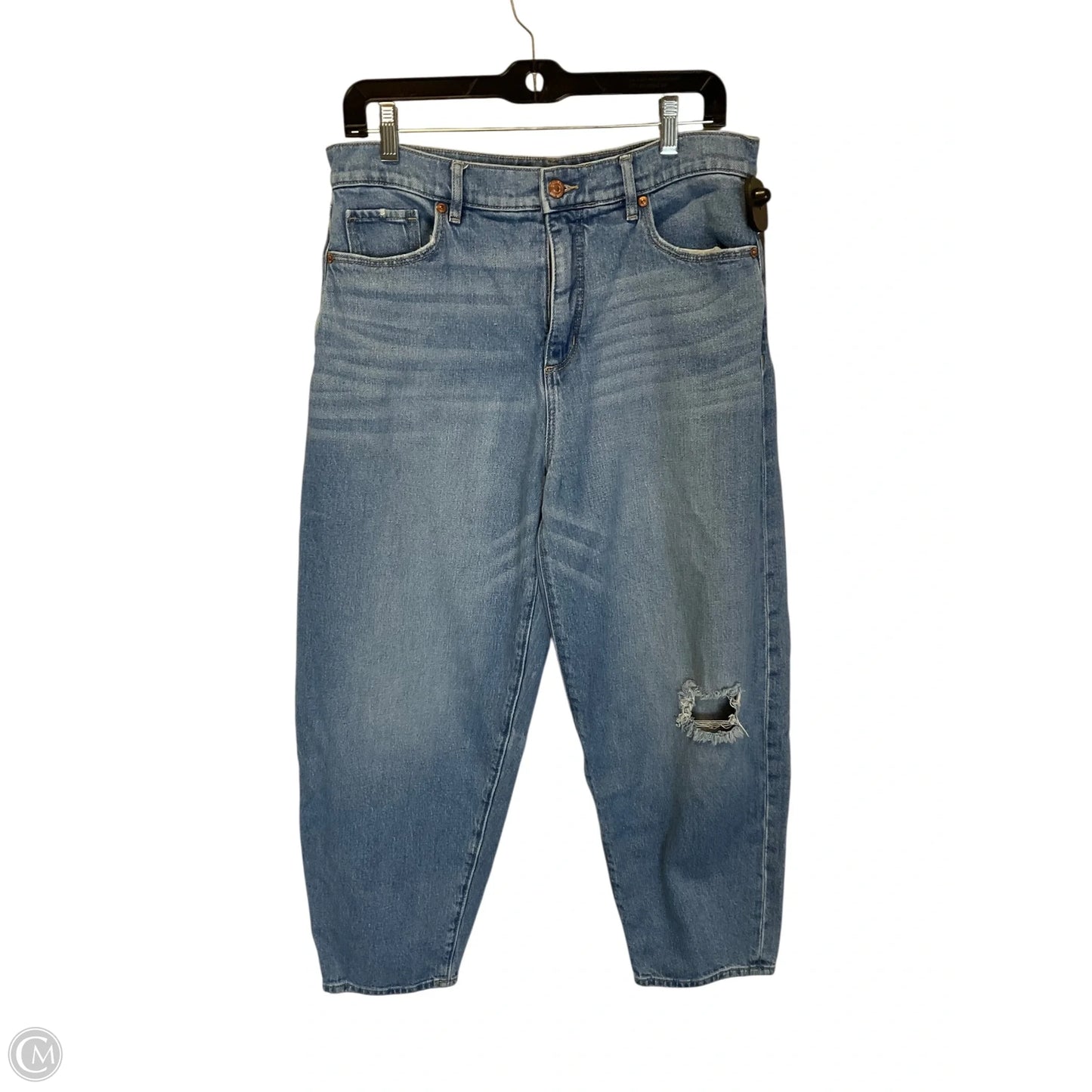 Jeans Wide Leg By Loft In Blue Denim, Size: 8