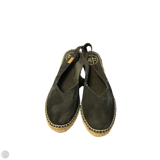 Shoes Heels Wedge By Clothes Mentor In Black, Size: 8.5