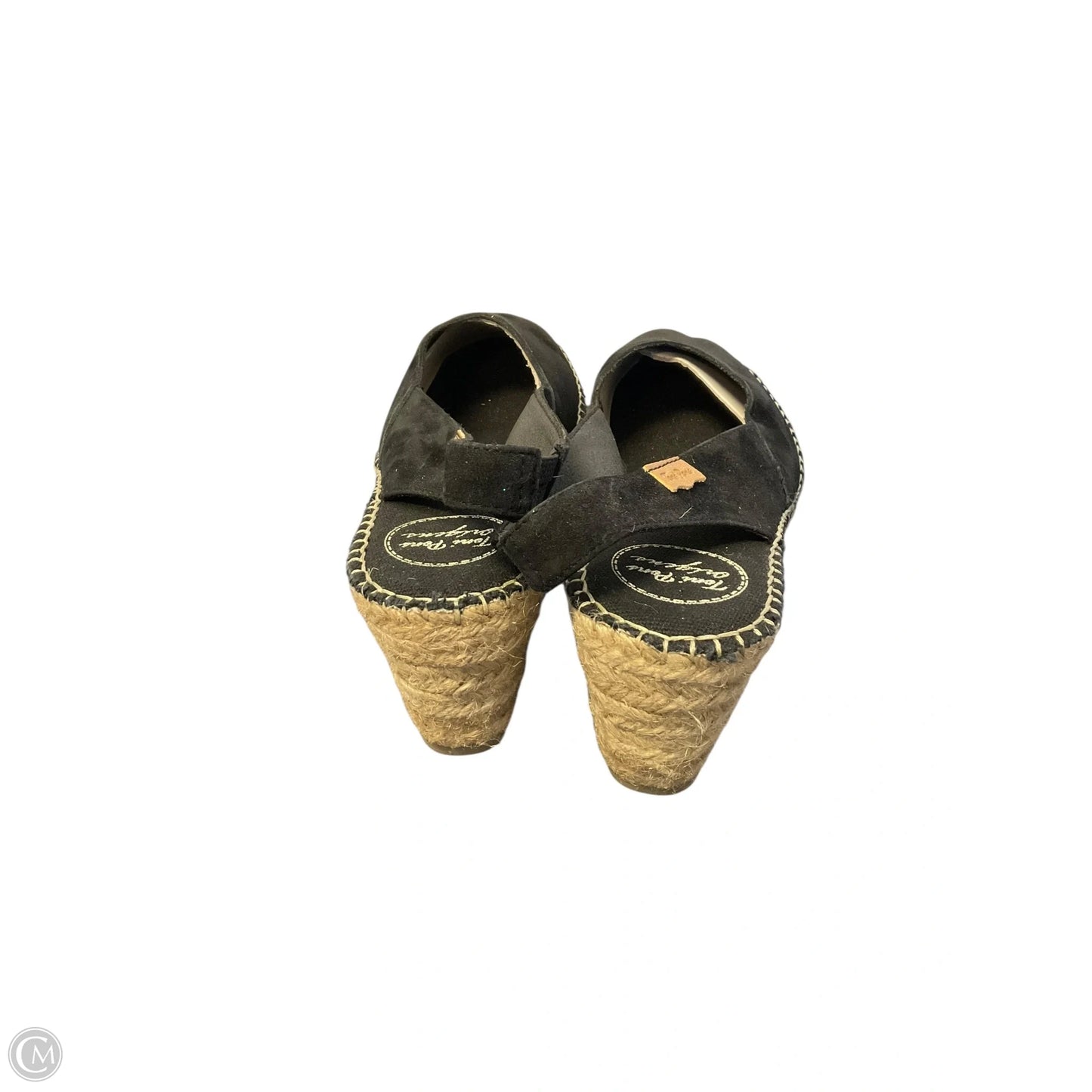 Shoes Heels Wedge By Clothes Mentor In Black, Size: 8.5