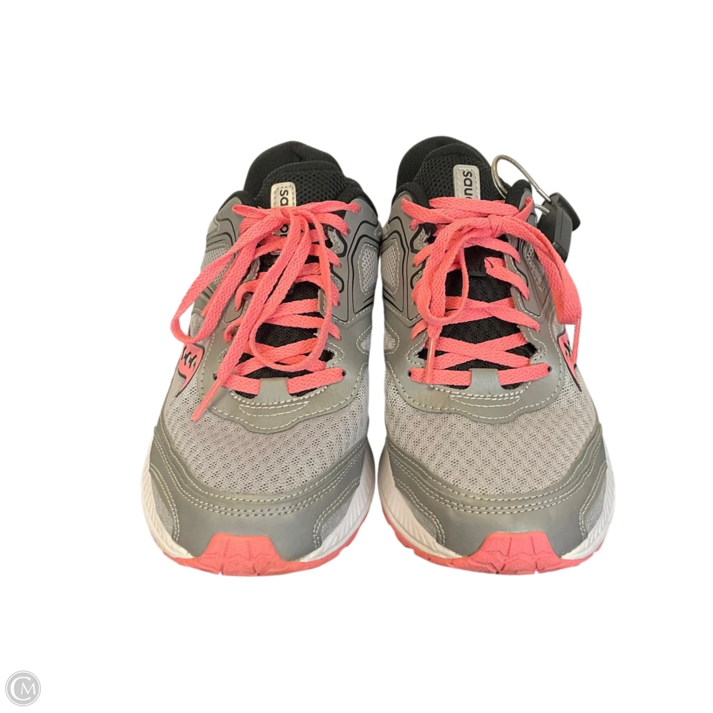 Shoes Athletic By Sacouny In Grey & Pink, Size: 9