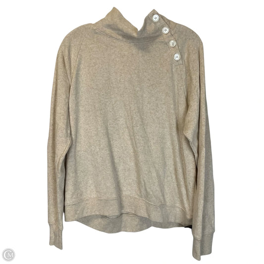 Sweatshirt Collar By J. Crew In Beige, Size: Xl