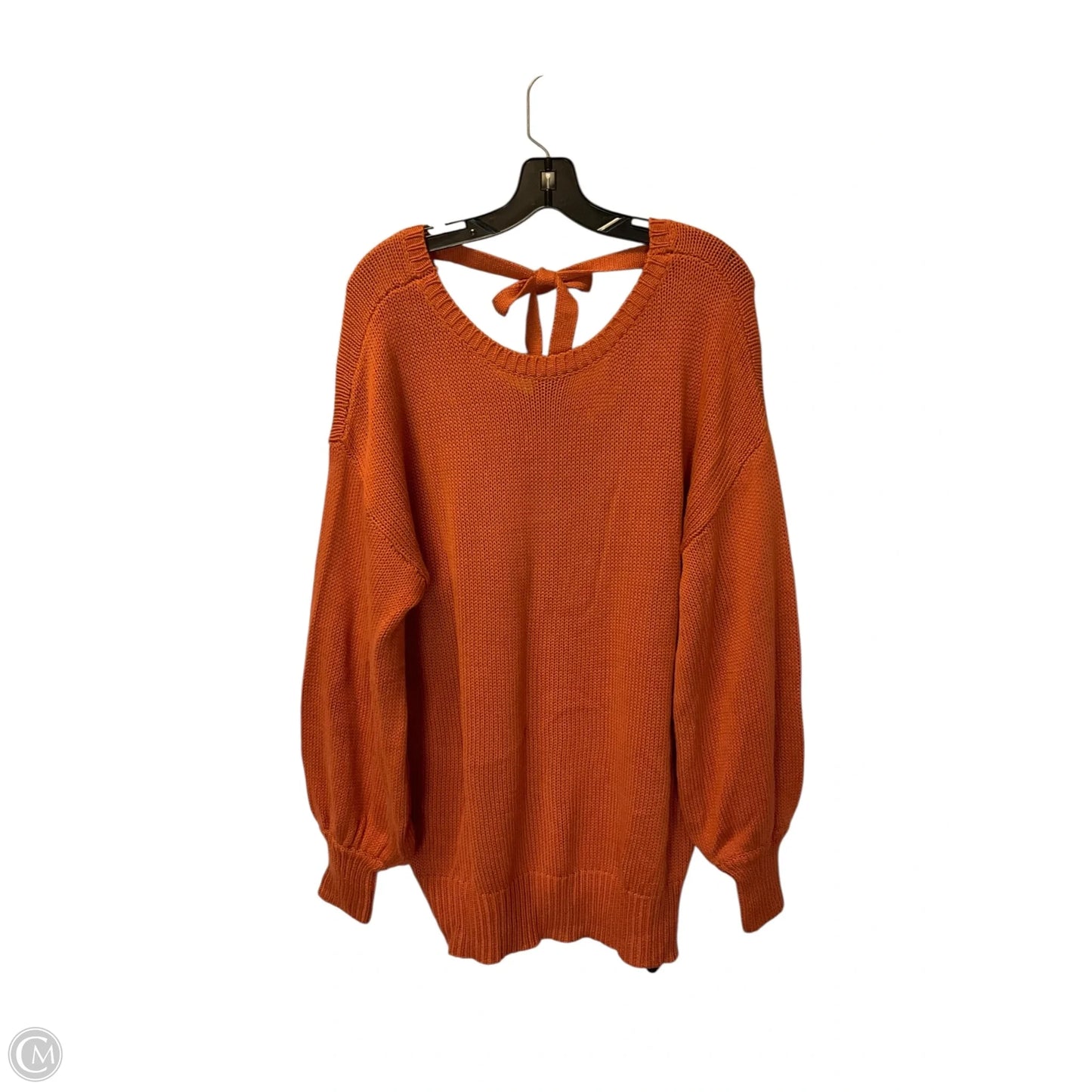 Sweater By Chicsoul In Orange, Size: 1x