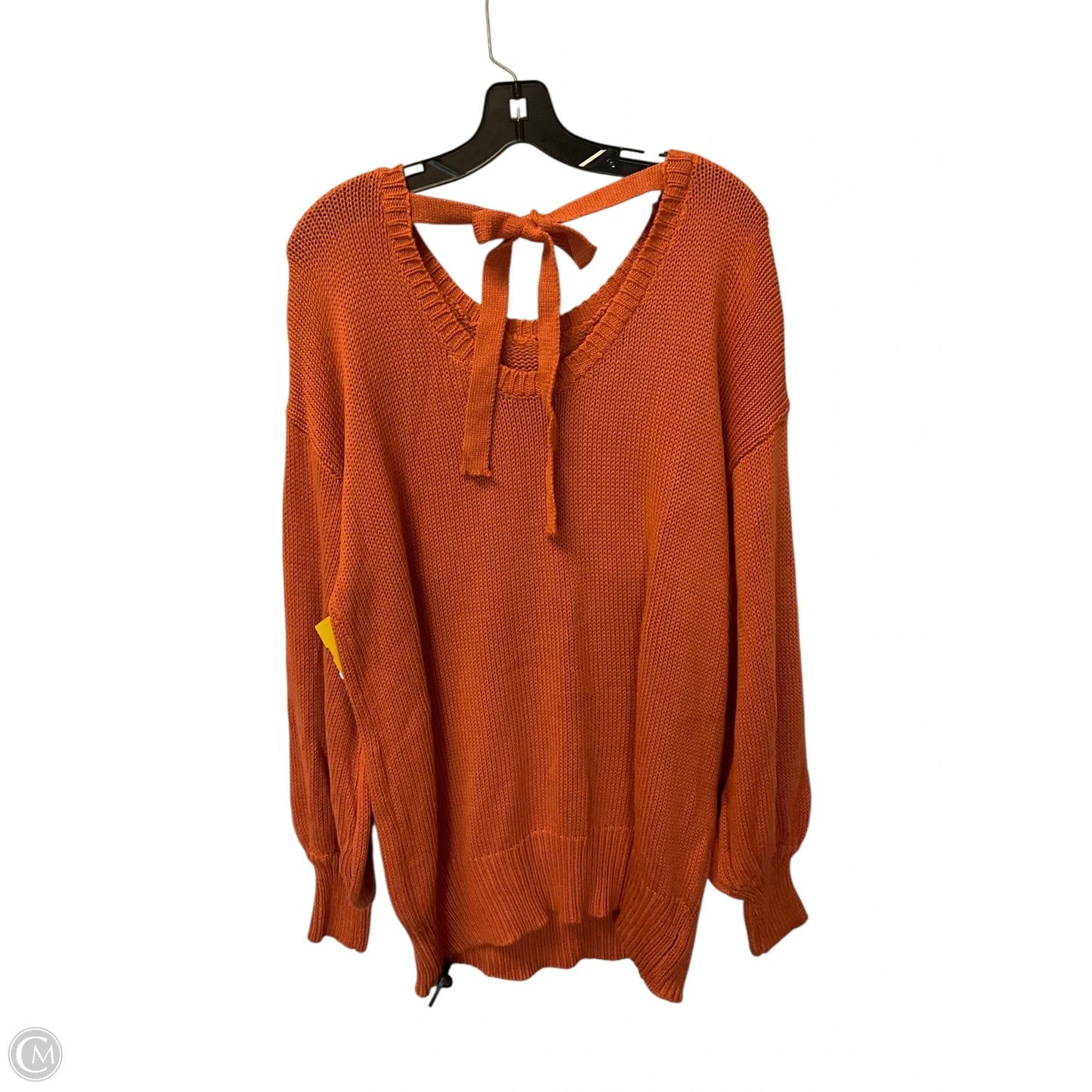 Sweater By Chicsoul In Orange, Size: 1x