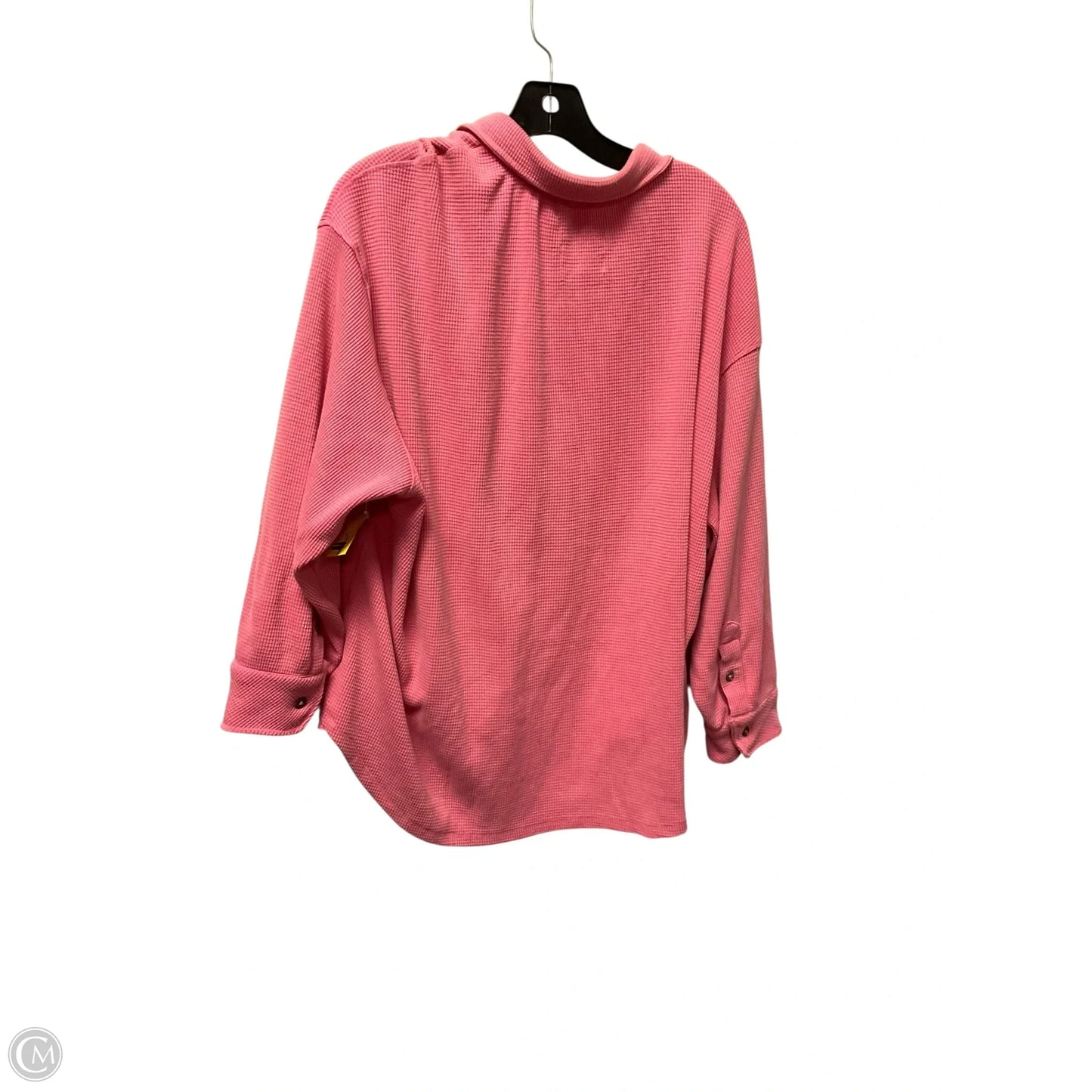 Sweatshirt Collar By Simply Southern In Pink, Size: Xl