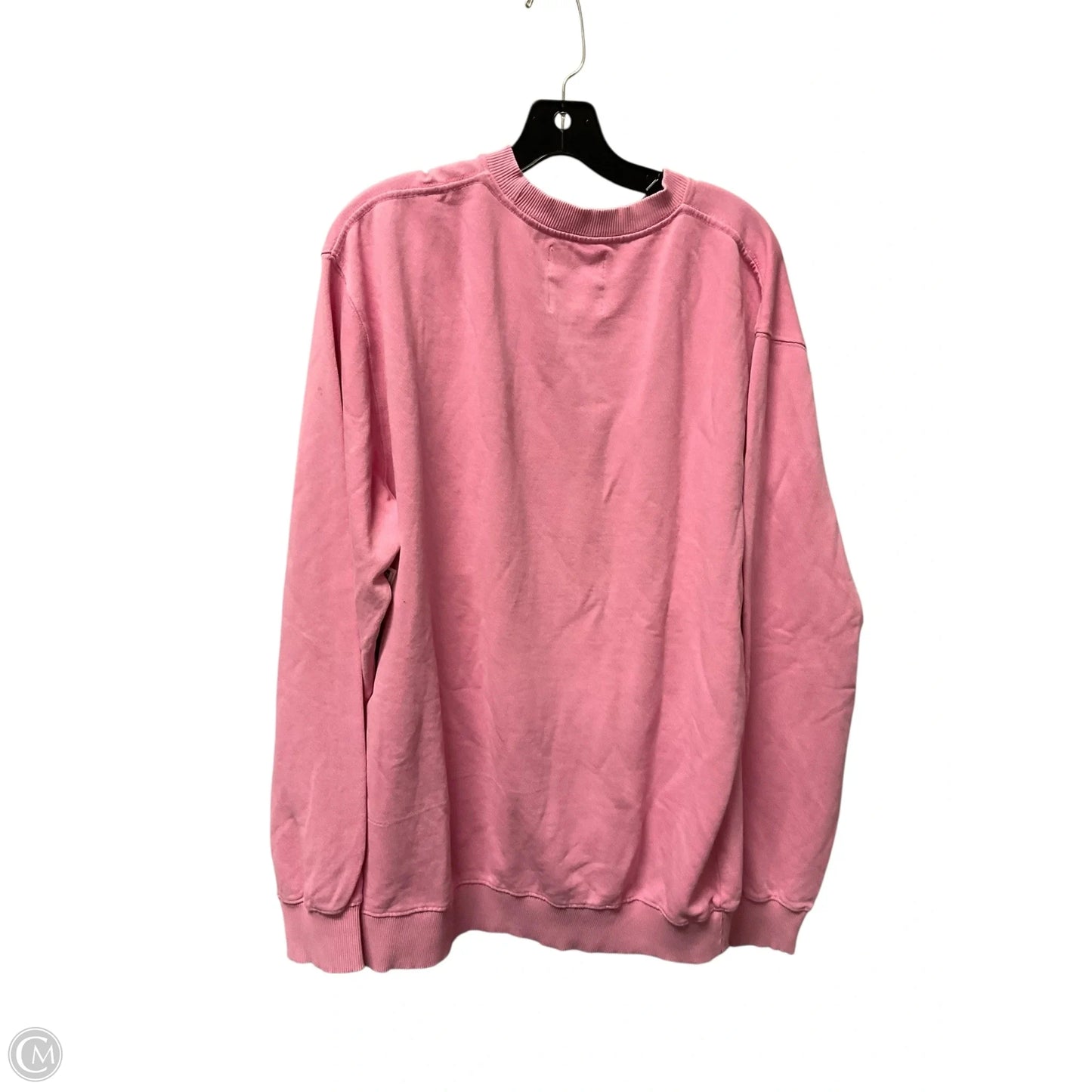 Sweatshirt Crewneck By Simply Southern In Pink, Size: L