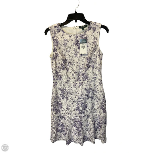 Dress Casual Short By Lauren By Ralph Lauren In Purple, Size: 4