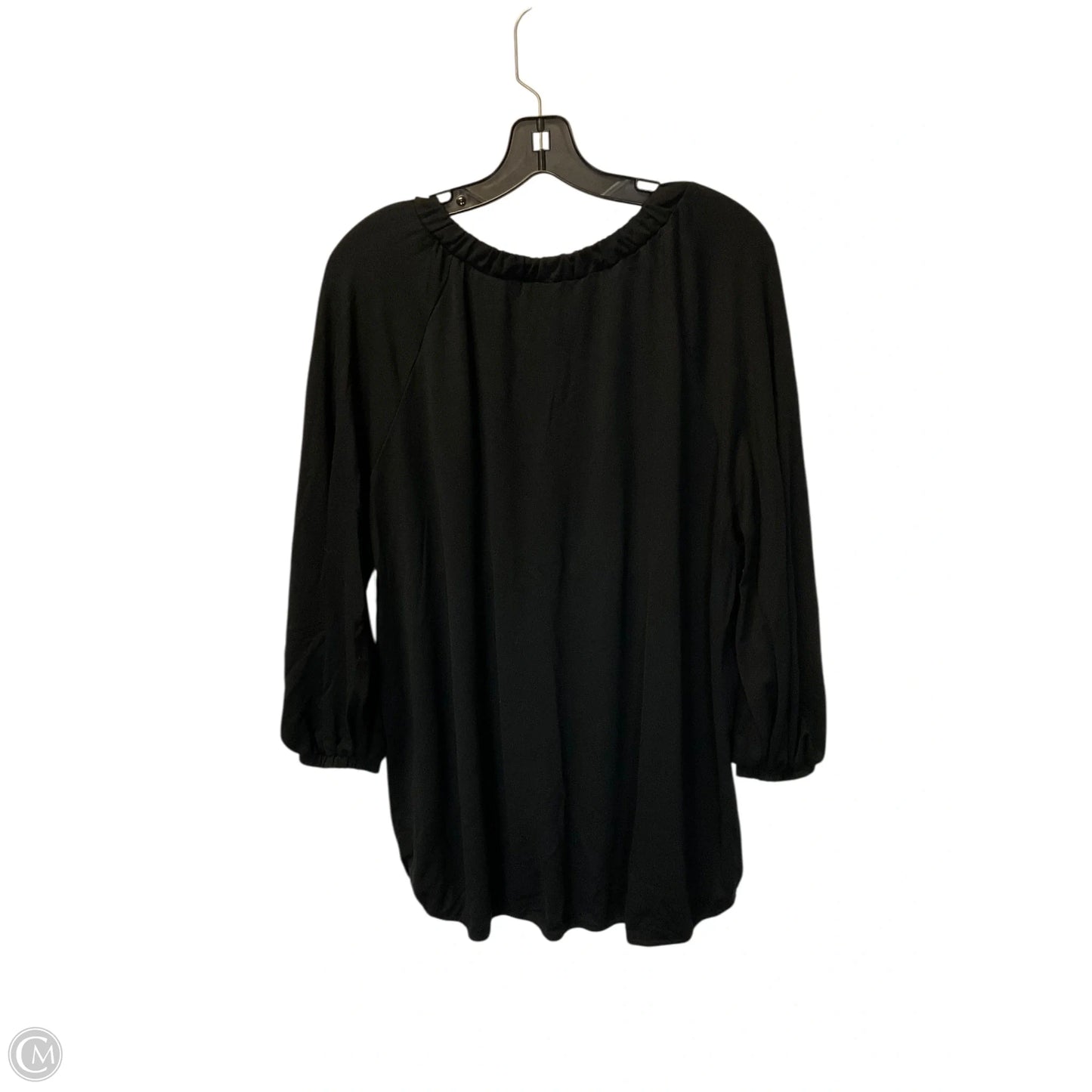 Top Long Sleeve By Cabi In Black, Size: L
