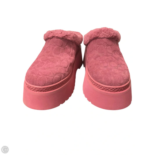 Shoes Designer By Coach In Pink, Size: 11