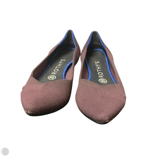 Shoes Flats By Rothys In Purple, Size: 7.5