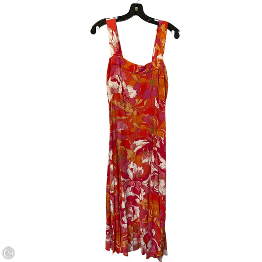 Dress Casual Maxi By Vince Camuto In Floral Print, Size: L