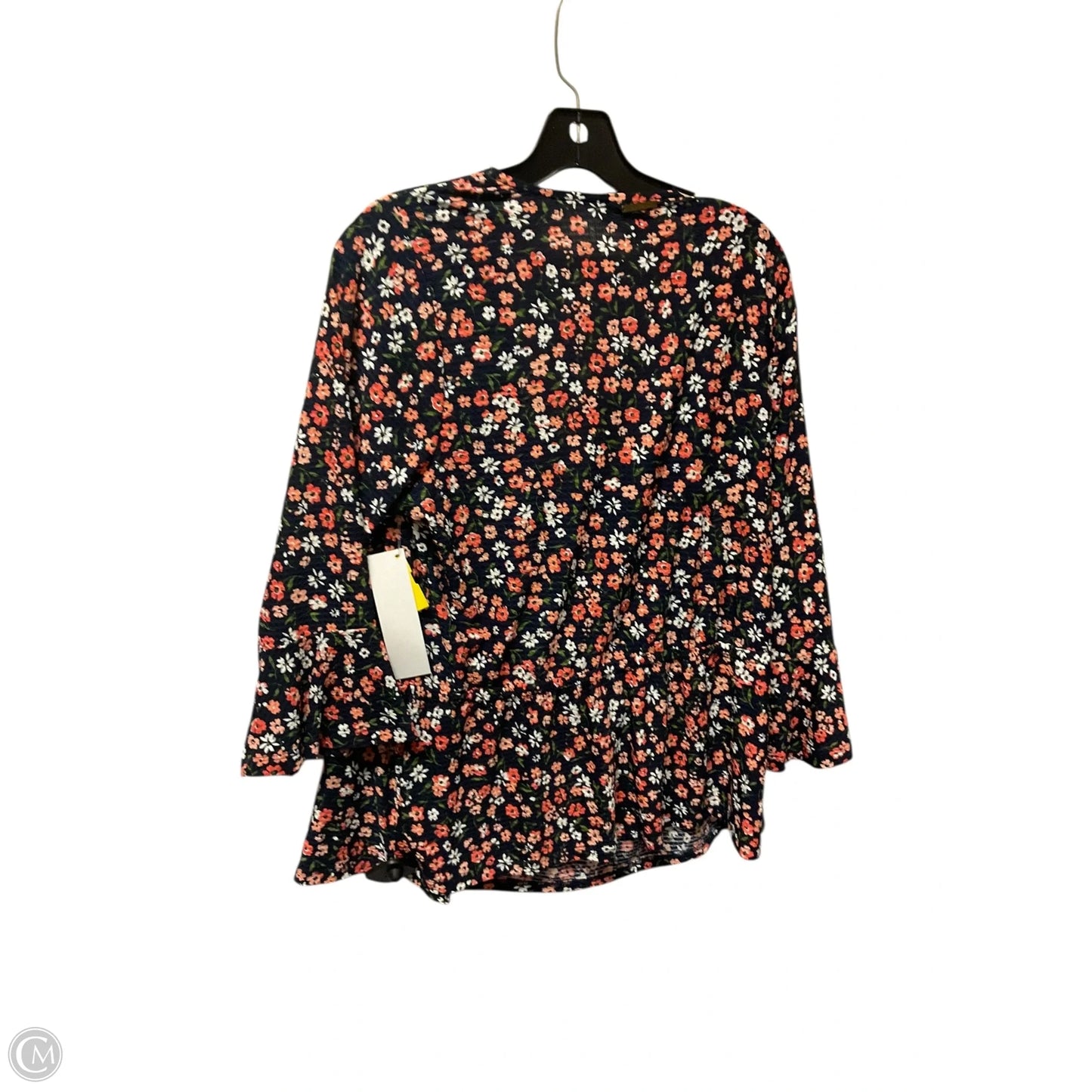 Top Long Sleeve By Michael By Michael Kors In Navy, Size: Xl