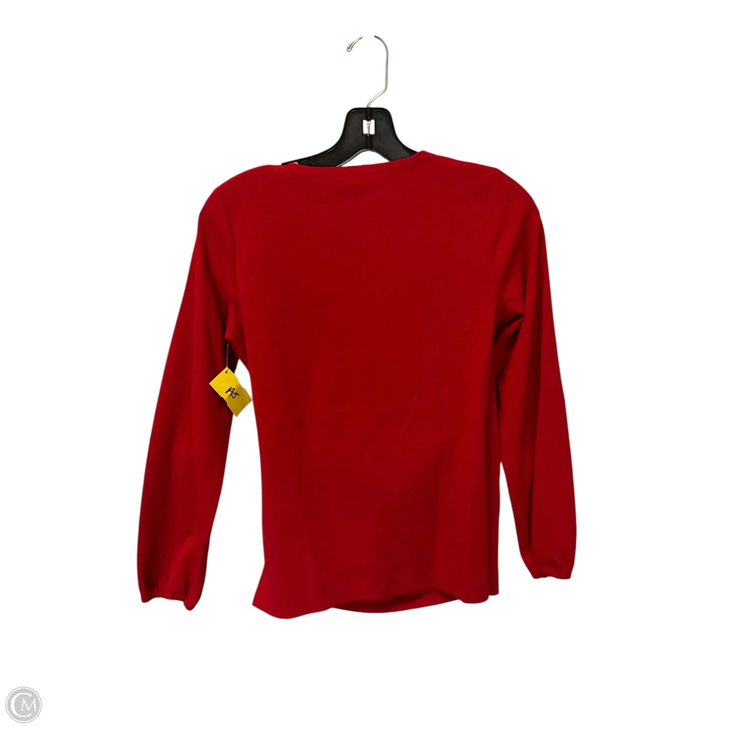 Top Long Sleeve By Talbots In Red, Size: S