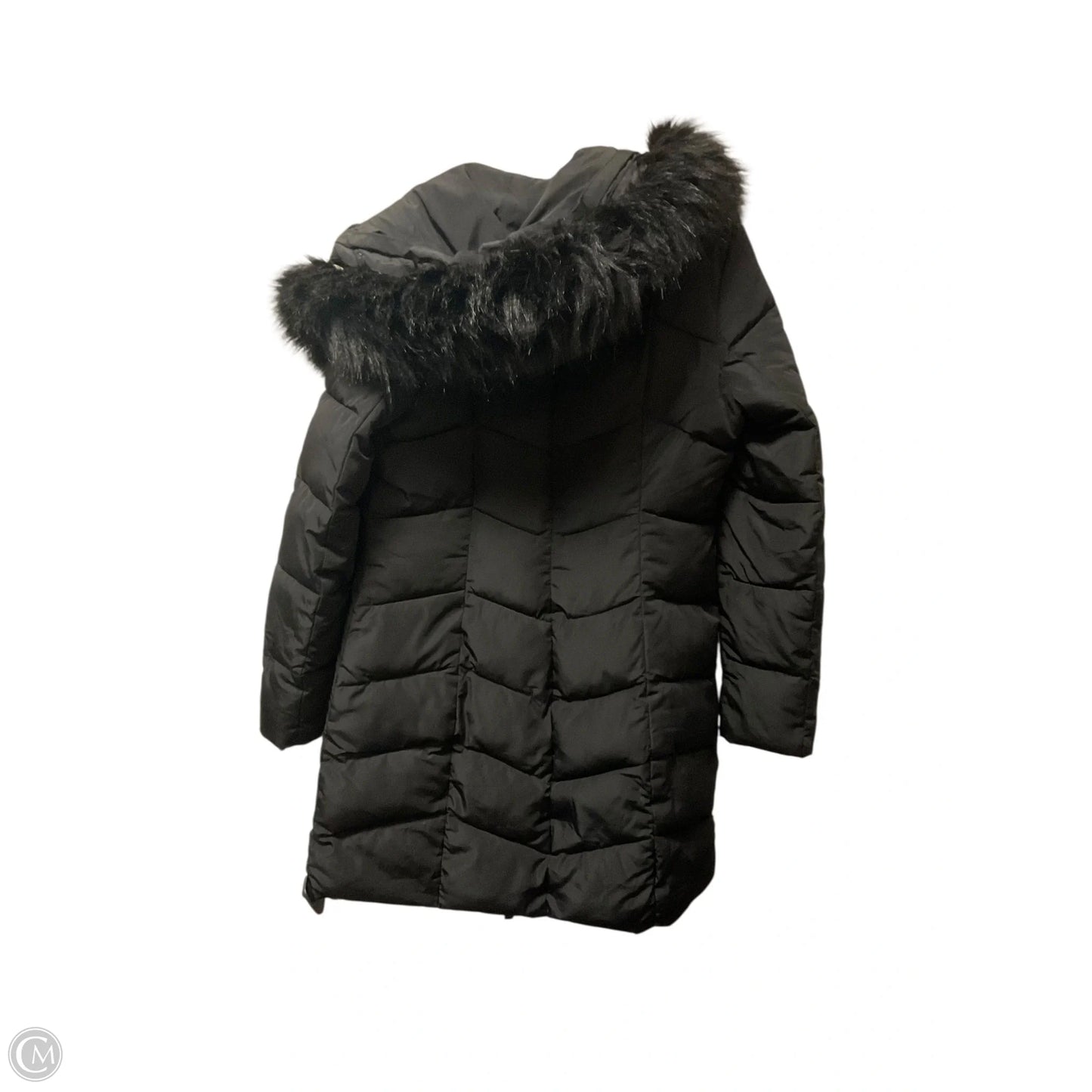 Jacket Puffer & Quilted By Calvin Klein In Black, Size: M