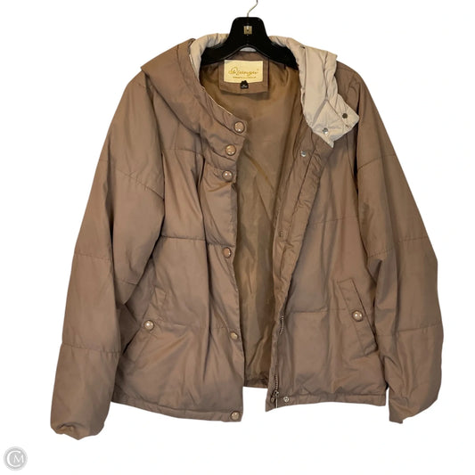 Jacket Puffer & Quilted By Clothes Mentor In Tan, Size: Xl