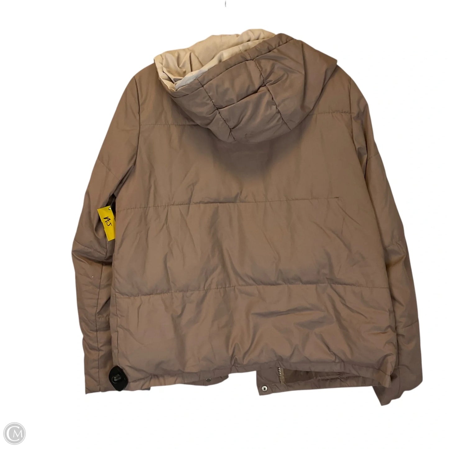 Jacket Puffer & Quilted By Clothes Mentor In Tan, Size: Xl
