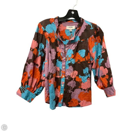 Top Long Sleeve By Porridge In Multi-colored, Size: S