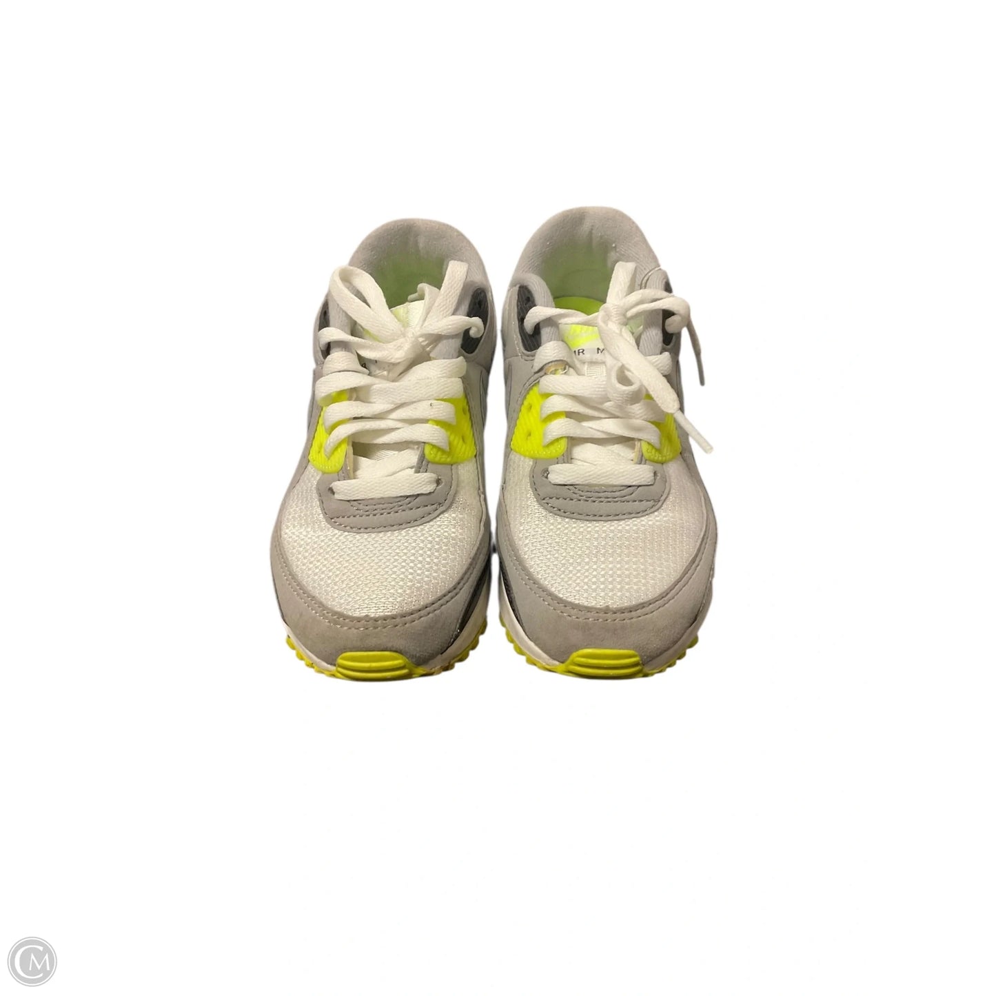 Shoes Athletic By Nike In Grey & Yellow, Size: 6.5