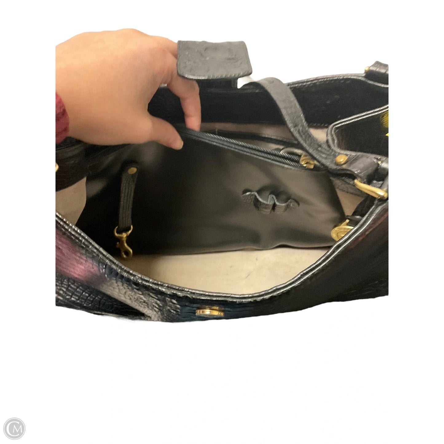 Handbag Designer By Brahmin, Size: Medium